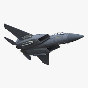 F-15 Silent Eagle in Flight Battle Position model