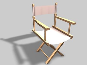 3d directors chair