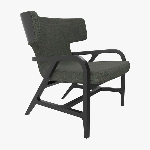 3D maxalto fulgens lxpl chair design model