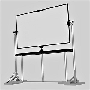 White board whiteboard 3D model