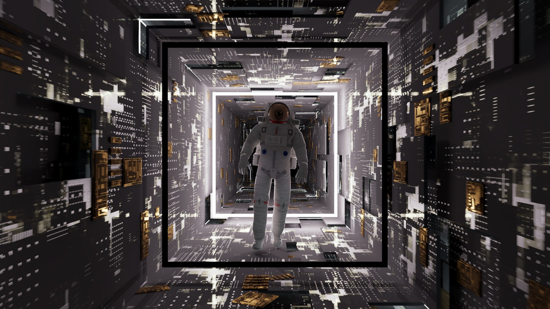 3D Astronaut In Space Ship - TurboSquid 2204251