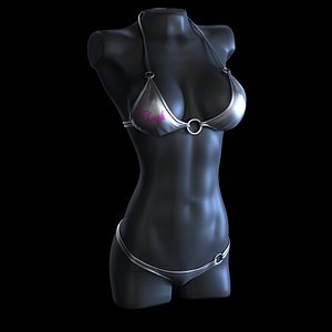 3d bikini mannequin model