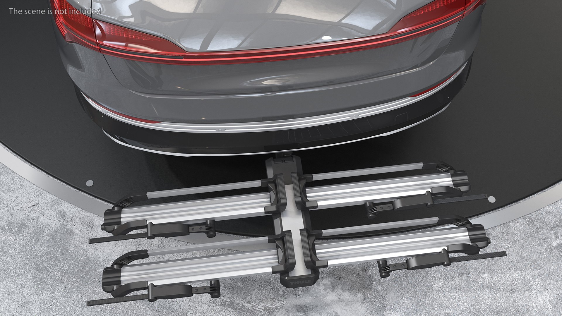 3D Model Thule Helium Platform 2 Bike Rack Folded - TurboSquid 1724416