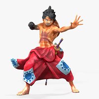Luffy Figure Scan model