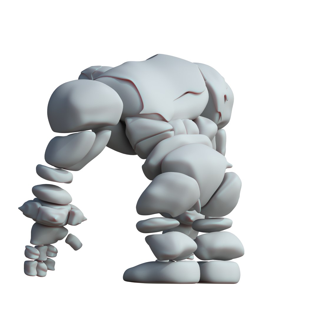 Stone Man 3D - TurboSquid 1551301