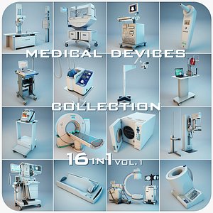 Medical Devices Collection 16 in 1 vol.1 3D