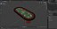 Poker Table with Chips and Cards 3D model