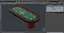 Poker Table with Chips and Cards 3D model