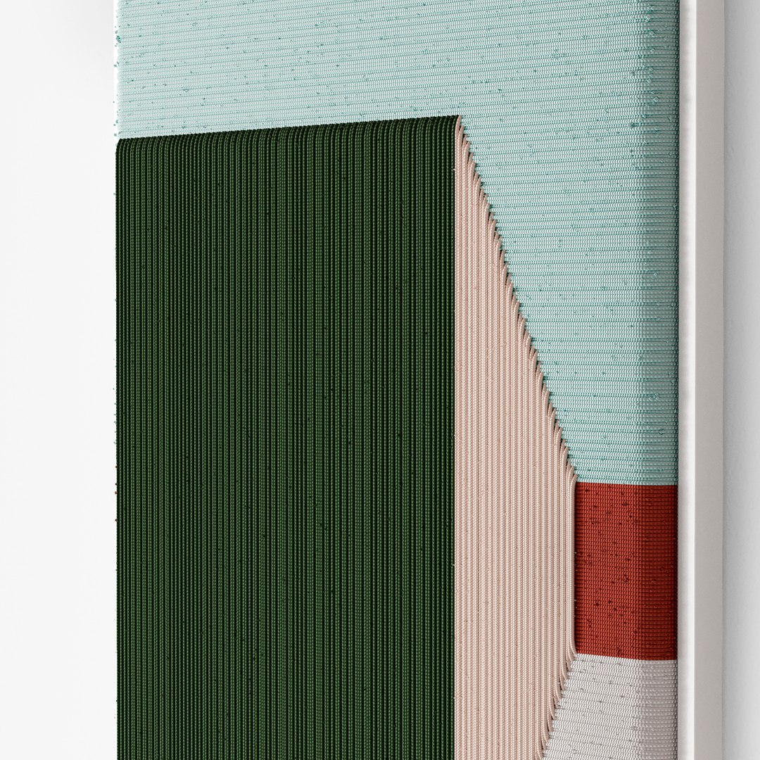 Decorative Panel Of Threads 3D - TurboSquid 1933184