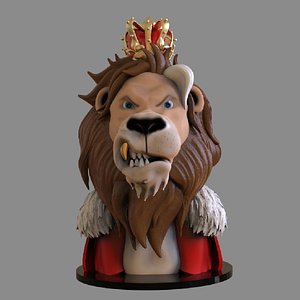 3D Lion King Bust model