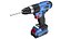 Detailed Cordless Drill Blue
