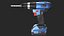 Detailed Cordless Drill Blue