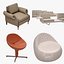 Sillón y Sofá Set 01 (25 Producto)