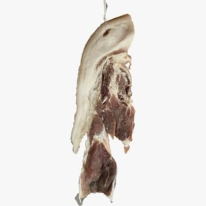 Hanging Pickled pork 3d Scan in highpoly