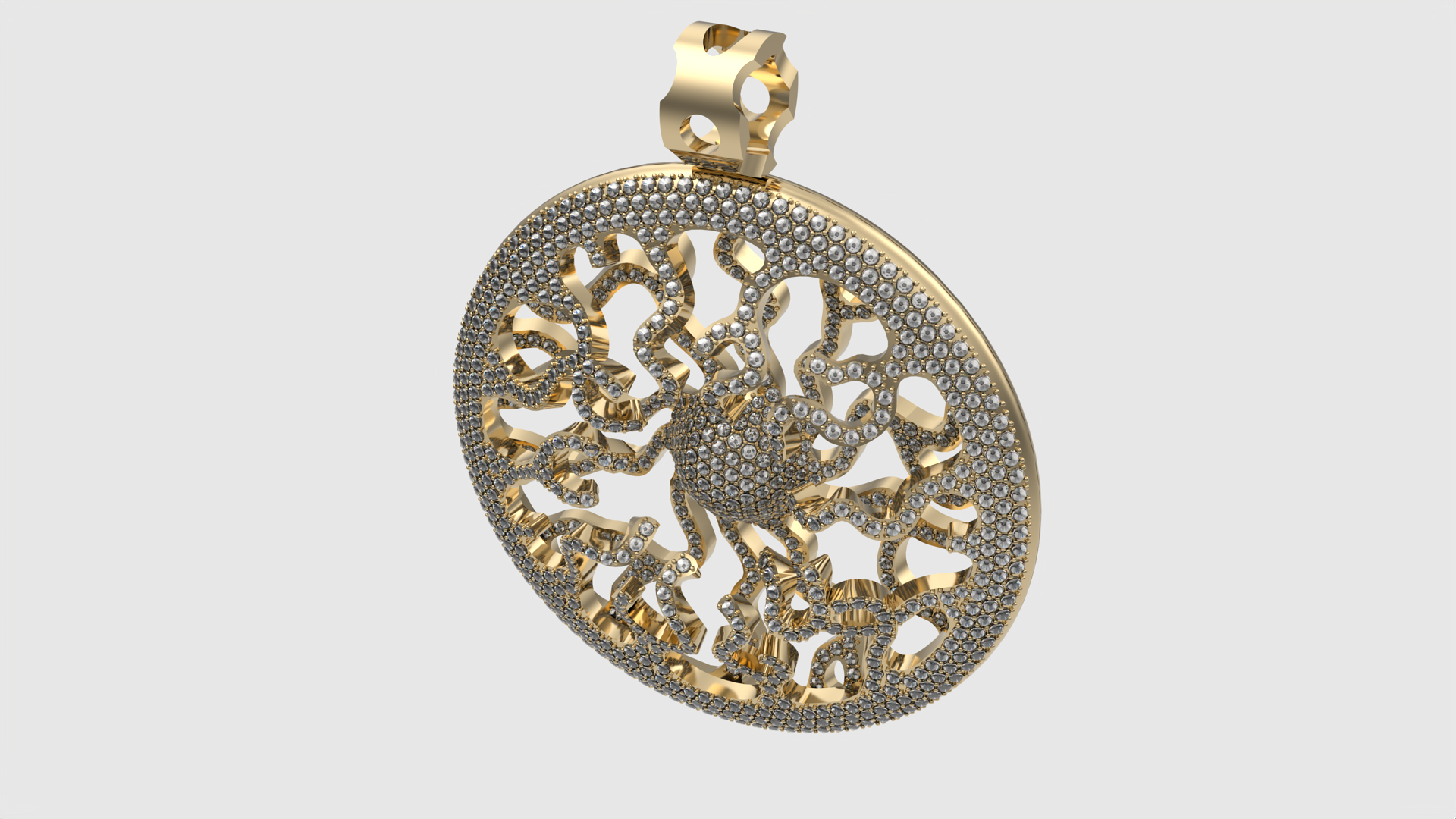 3D Model Tree Of Life Filigree Pendant JDBCo - TurboSquid 2339434