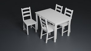 3D chair table ikea