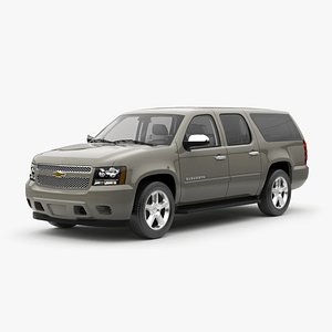 3d chevrolet suburban 2014 rigged