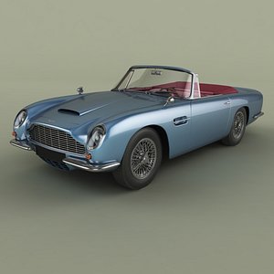 1968 aston martin db6 3D model