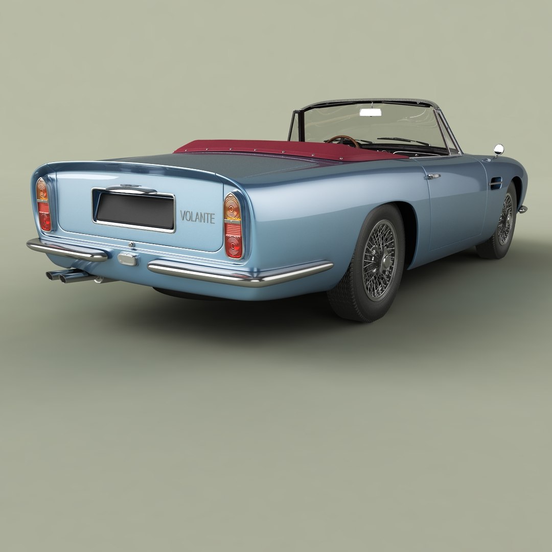 1968 Aston Martin Db6 3D Model - TurboSquid 1440610