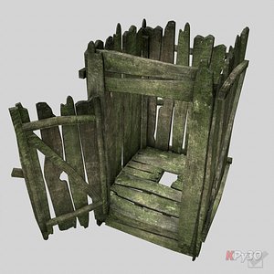 3d brutal toilet model