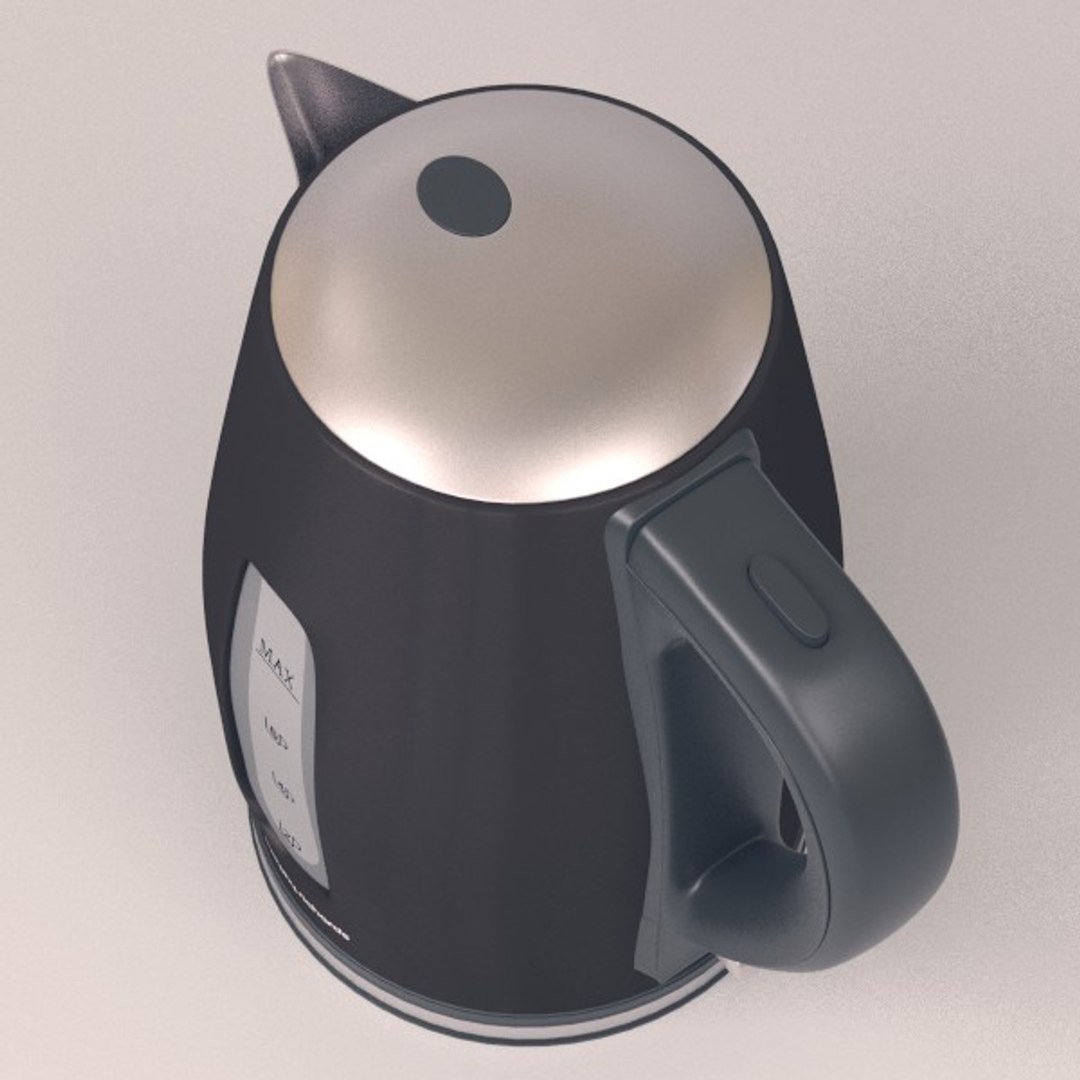 Electric Teapot Morphy Richards 3d Model
