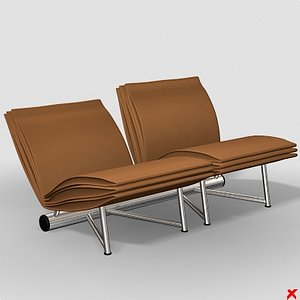 chair waiting 3d model
