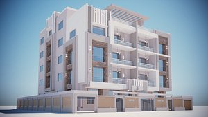 3D building apartment model