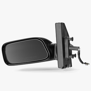 Car Side View Mirror Left Black