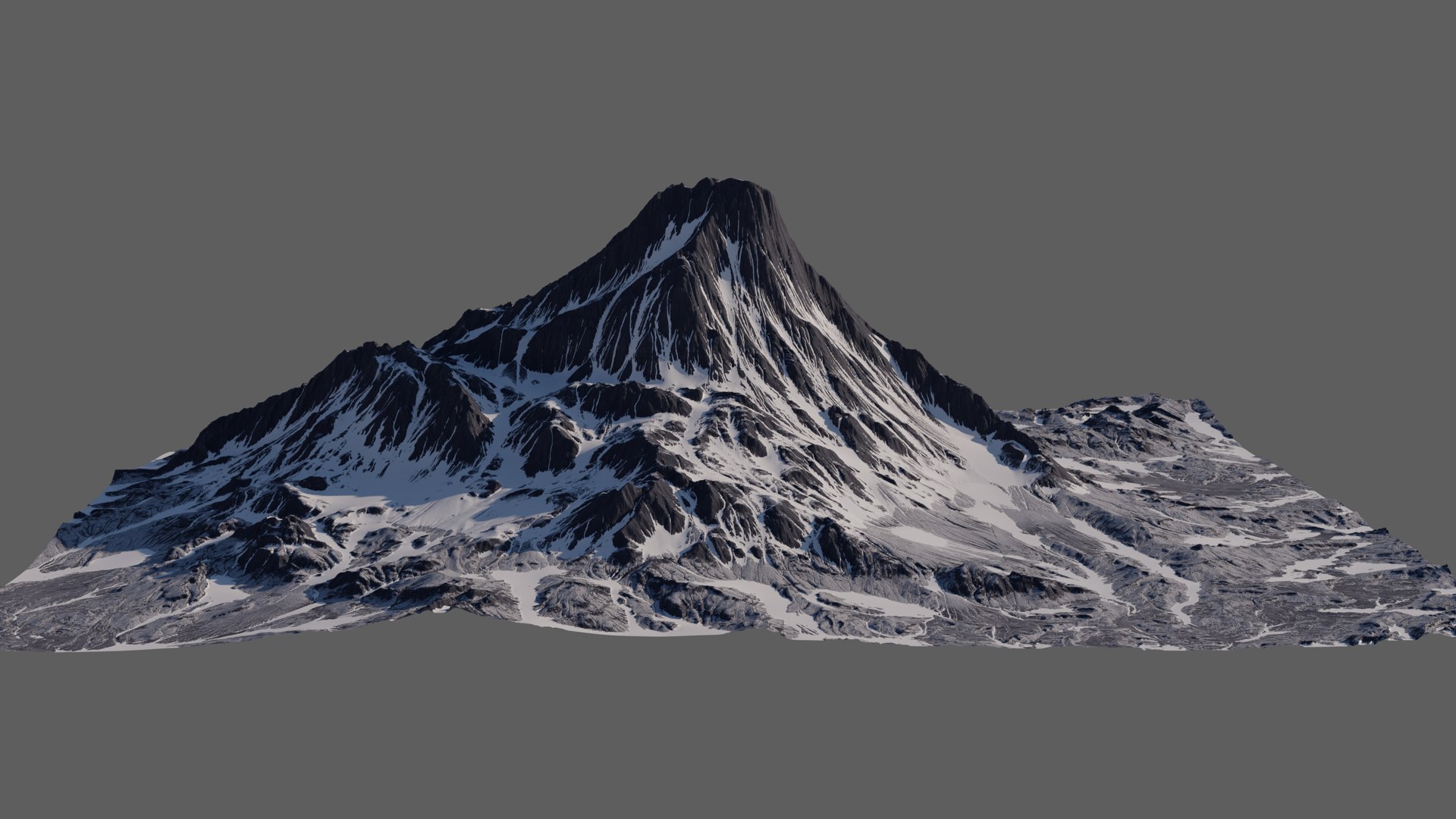8K Detailed Mountain Landscape 3D Model - TurboSquid 1815741
