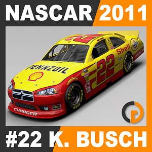 Nascar 2011 Car - Kurt Busch Dodge Charger #22