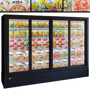 3D Showcase 038 Refrigerator model