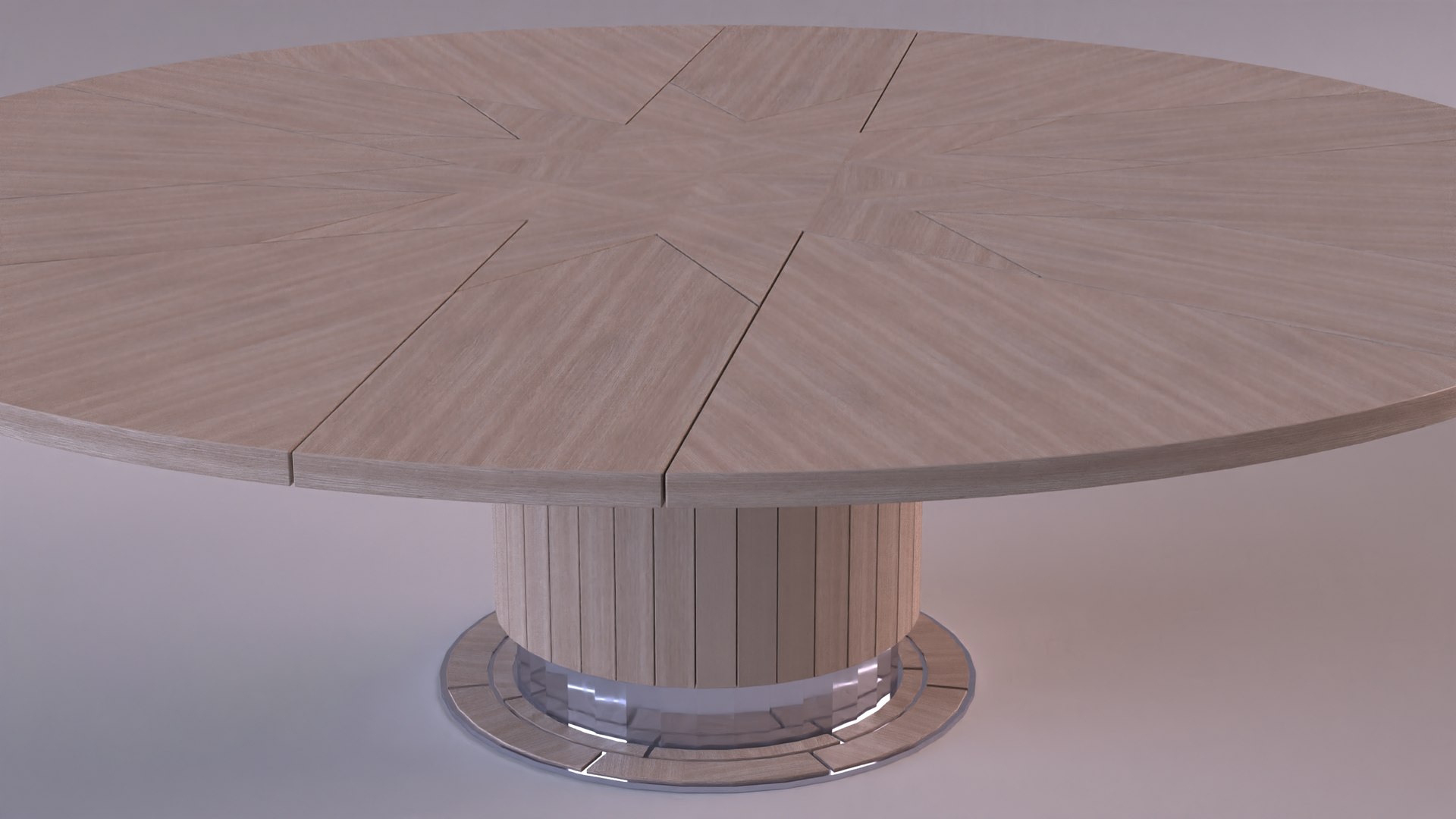 Round Buffet Dining Table 3D - TurboSquid 2233467