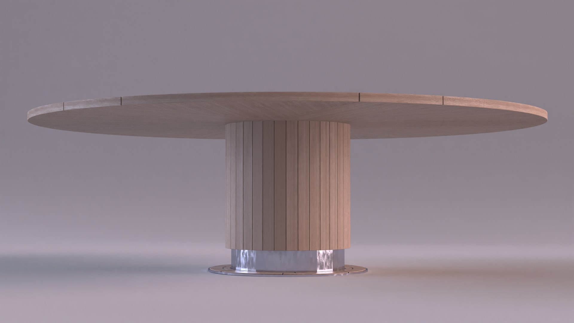 Round Buffet Dining Table 3D - TurboSquid 2233467