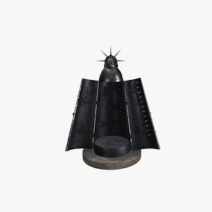 3D model Medieval Iron maiden 01