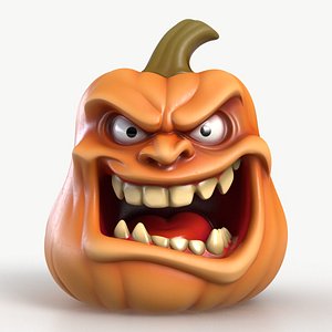 3D Jack O Lantern 3 model