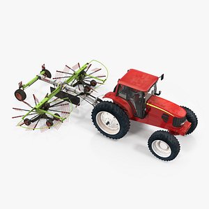 tractor used twin rotor 3D model