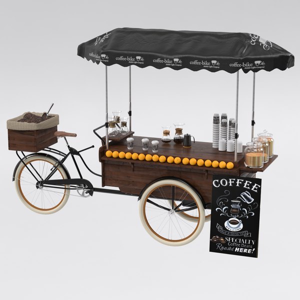 Coffee bike 3D model - TurboSquid 1711537