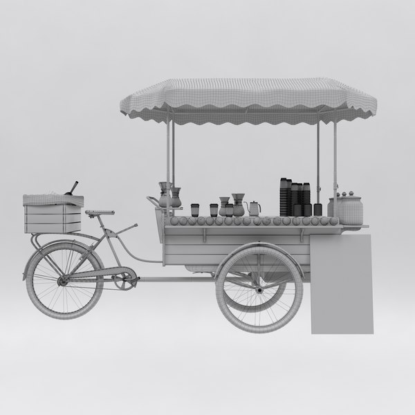 Coffee bike 3D model - TurboSquid 1711537