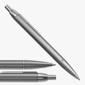 3D steel ballpoint pen