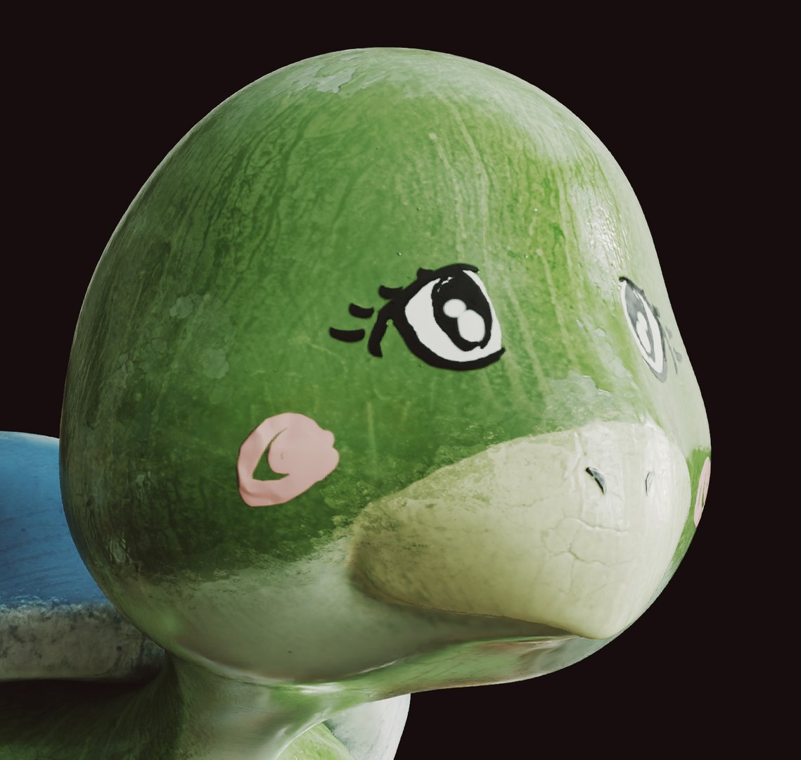 3D Model Turtles Pbr Green - TurboSquid 1710390