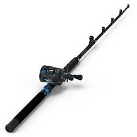 UltraLight Fishing Rod with Round Baitcasting Reel
