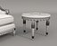 Mesa de centro y sillón de estilo europeo clásico 30