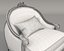 Mesa de centro y sillón de estilo europeo clásico 30
