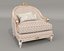 Mesa de centro y sillón de estilo europeo clásico 30