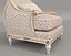 Mesa de centro y sillón de estilo europeo clásico 30