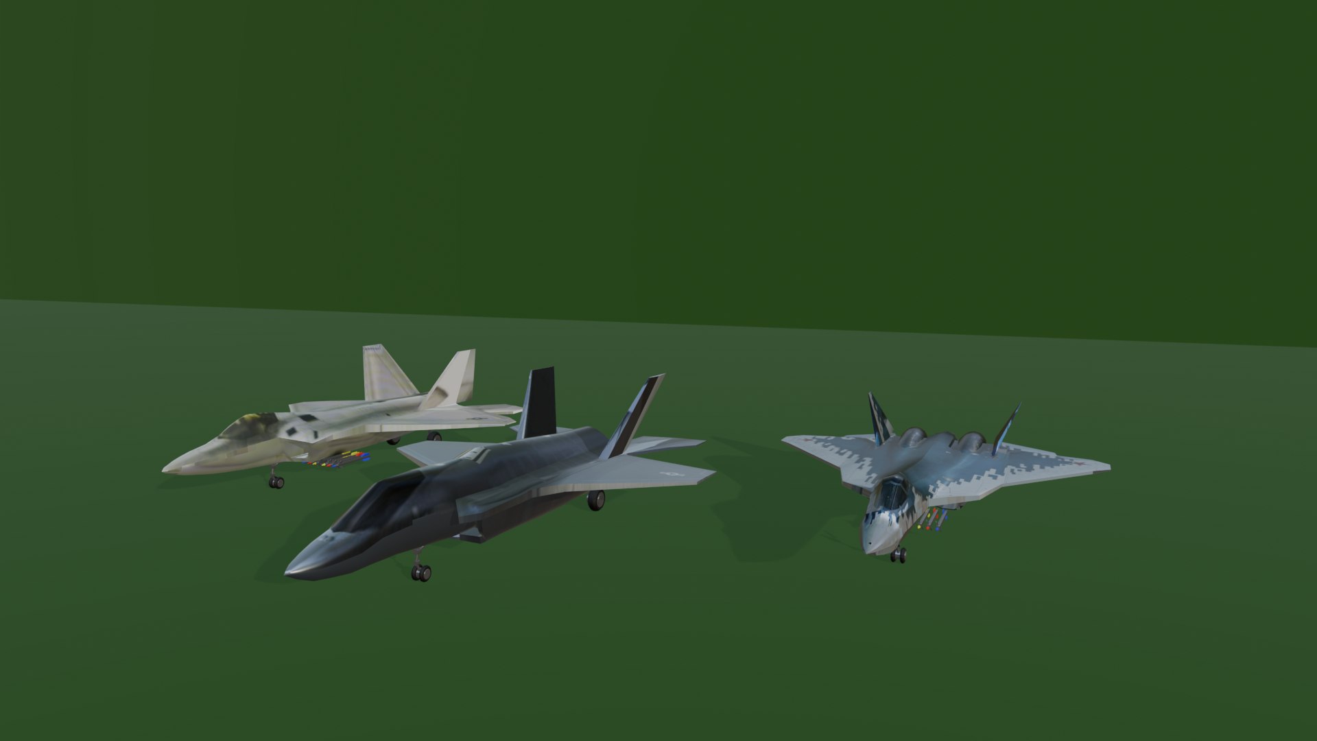 Low Poly Jets 01 3D Model - TurboSquid 2270052