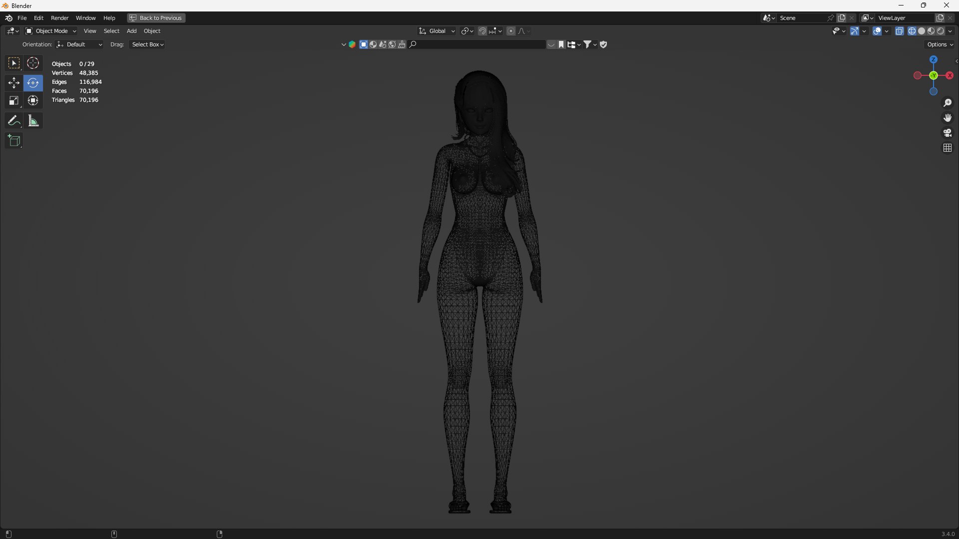 Bikini 0013 - UE5 - Unity - Blender - Animated - Realistic Female ...