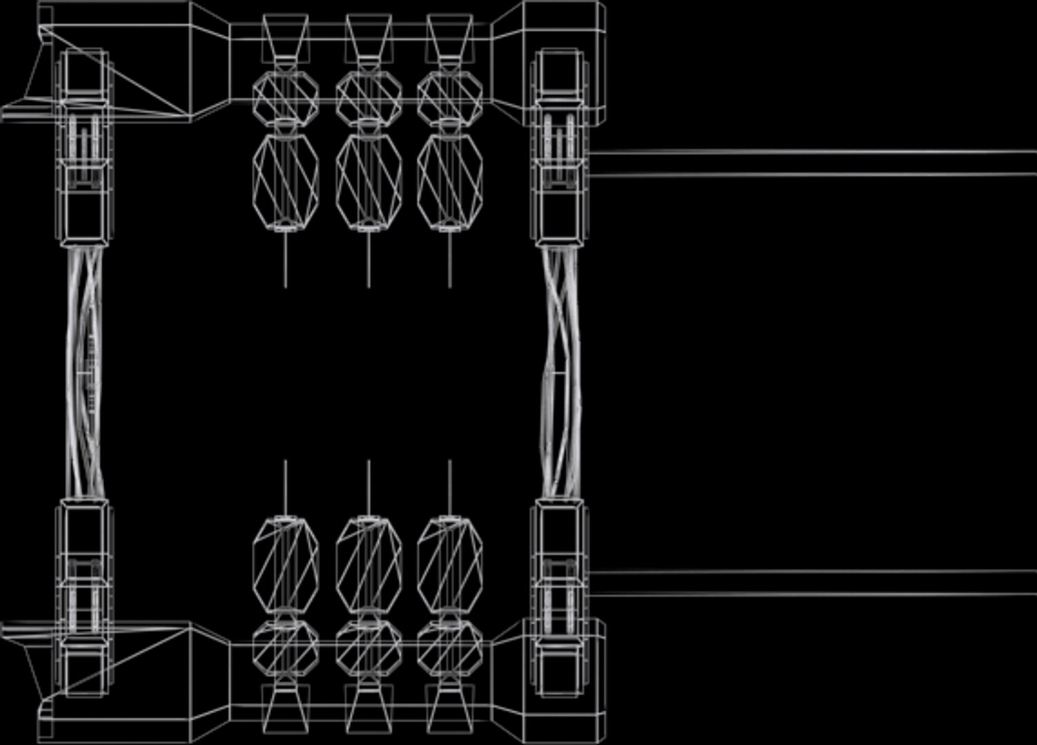 Scifi Docking Gate 3ds