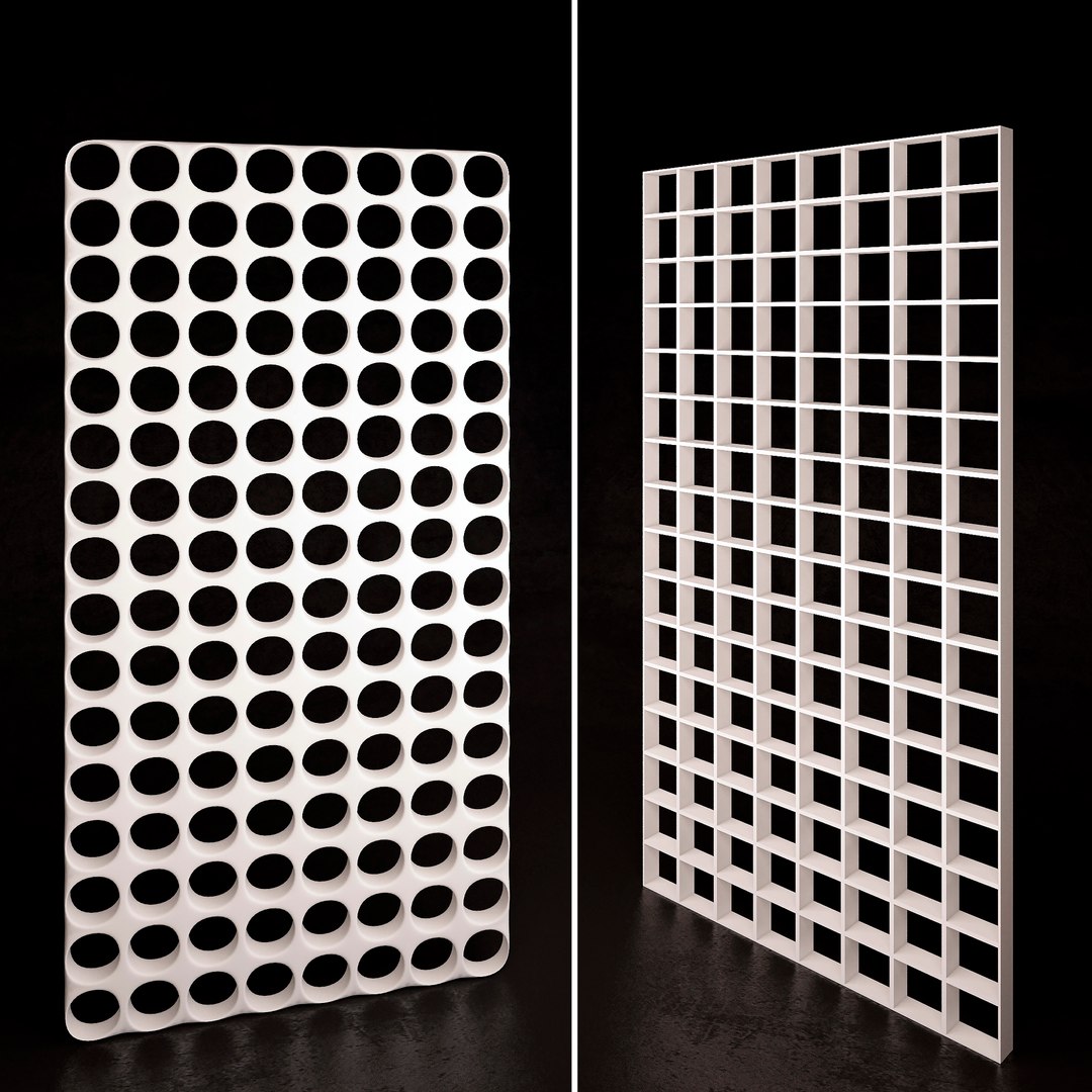 Decorative partition set 06 3D model - TurboSquid 1410552