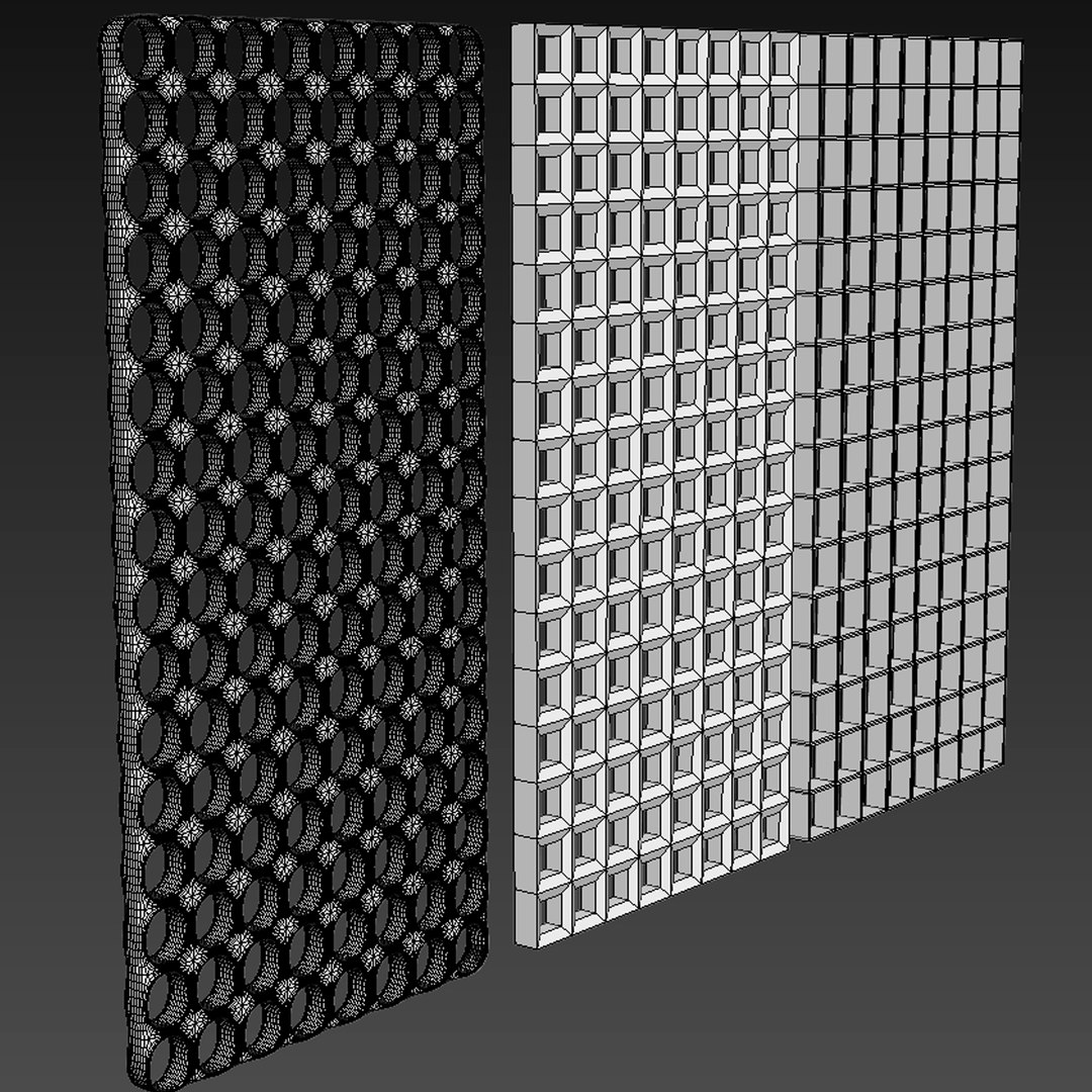 Decorative partition set 06 3D model - TurboSquid 1410552